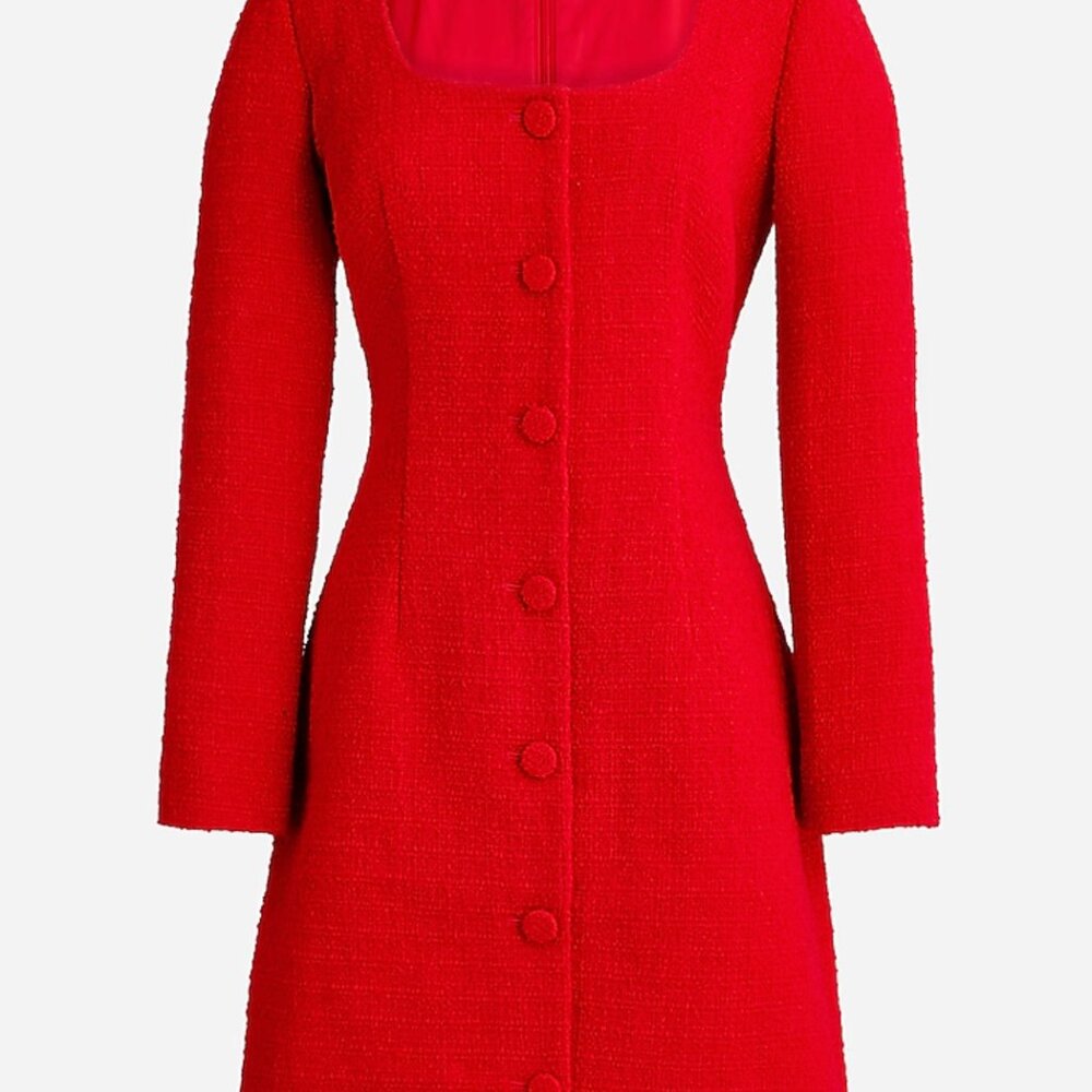 J.Crew Sophia Mini Dress in Maritime Tweed